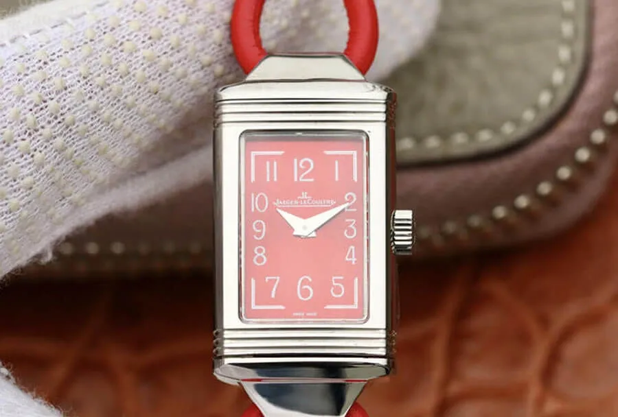 Jaeger LeCoultre Reverso 3268560 MG Factory 1:1 Best Edition Replica Watch Red Strap