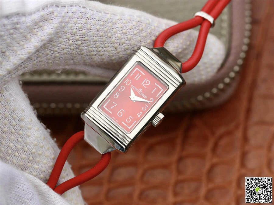 Jaeger LeCoultre Reverso 3268560 MG Factory 1:1 Best Edition Replica Watch Red Strap