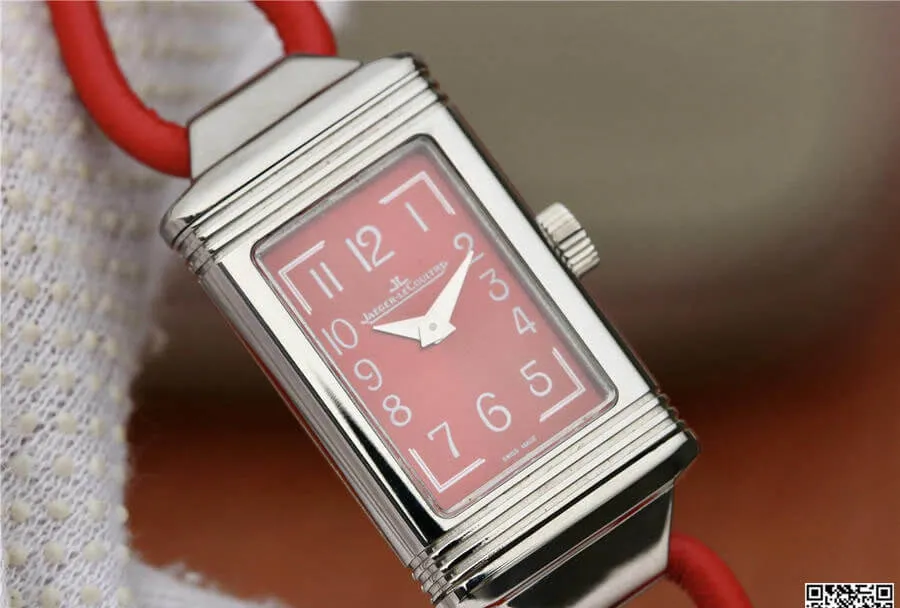 Jaeger LeCoultre Reverso 3268560 MG Factory 1:1 Best Edition Replica Watch Red Strap