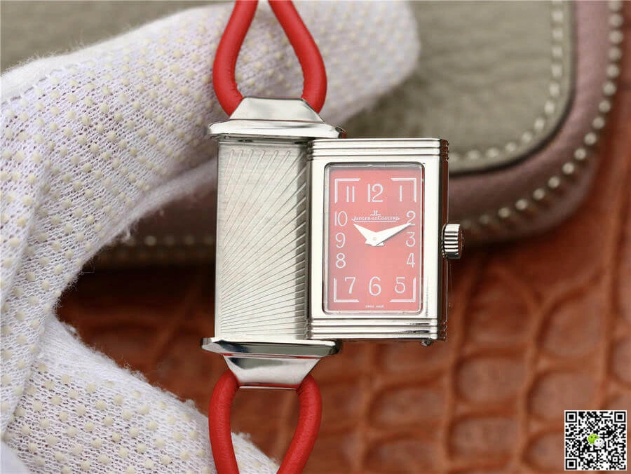 Jaeger LeCoultre Reverso 3268560 MG Factory 1:1 Best Edition Replica Watch Red Strap