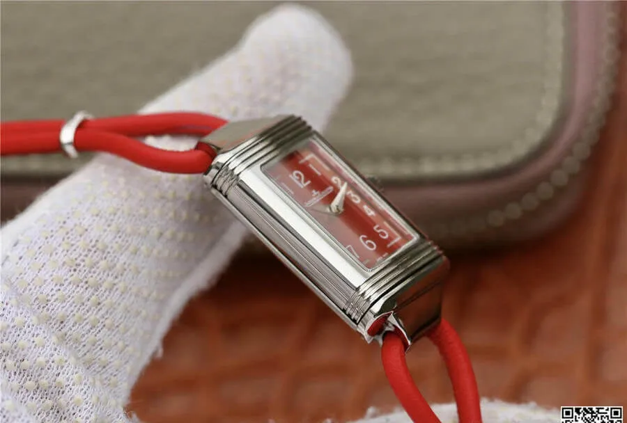 Jaeger LeCoultre Reverso 3268560 MG Factory 1:1 Best Edition Replica Watch Red Strap