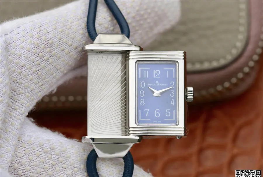 Jaeger LeCoultre Reverso 326858J MG Factory 1:1 Best Edition Replica Watch Blue Dial