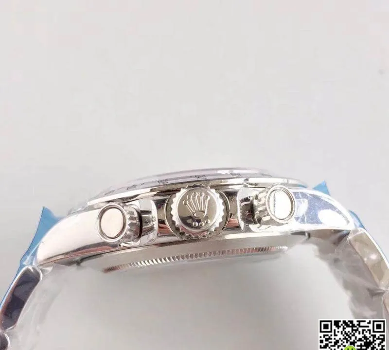 Rolex Daytona Cosmograph 116520 Noob Factory 1:1 Best Edition Replica Watch Swiss ETA4130 Black Dial