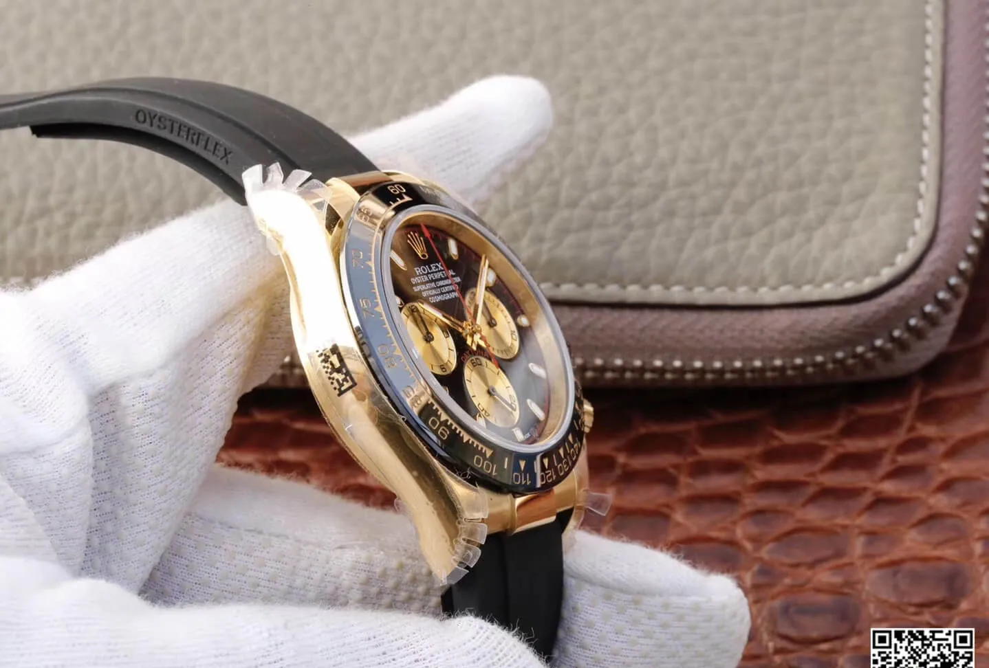 Rolex Daytona Cosmograph M116518ln-0047 JH Factory 1:1 Best Edition Replica Watch Black Rubber Strap