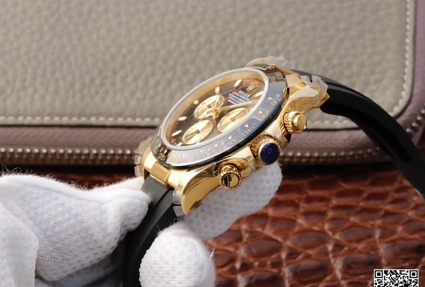 Rolex Daytona Cosmograph M116518ln-0047 JH Factory 1:1 Best Edition Replica Watch Black Rubber Strap