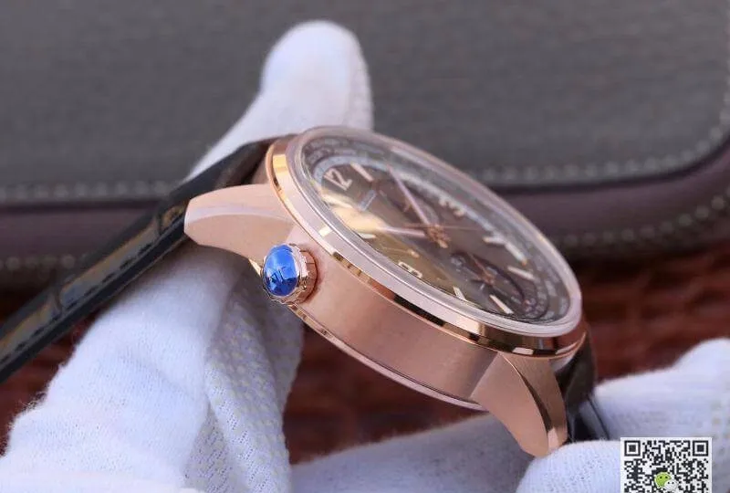 Jaeger-LeCoultre Master Geographic 904847J TWA Factory 1:1 Best Edition Replica Watch Swiss ETA936 Rose Gold