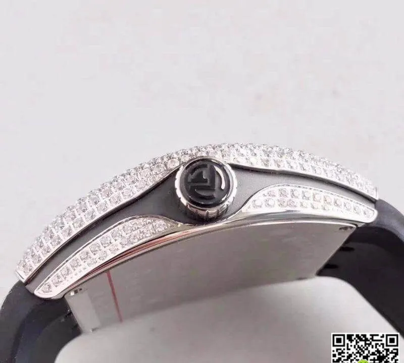 Franck Muller Vanguard V45 SC DT White Gold Diamond 1:1 Best Edition Replica Watch Swiss ETA2824-2