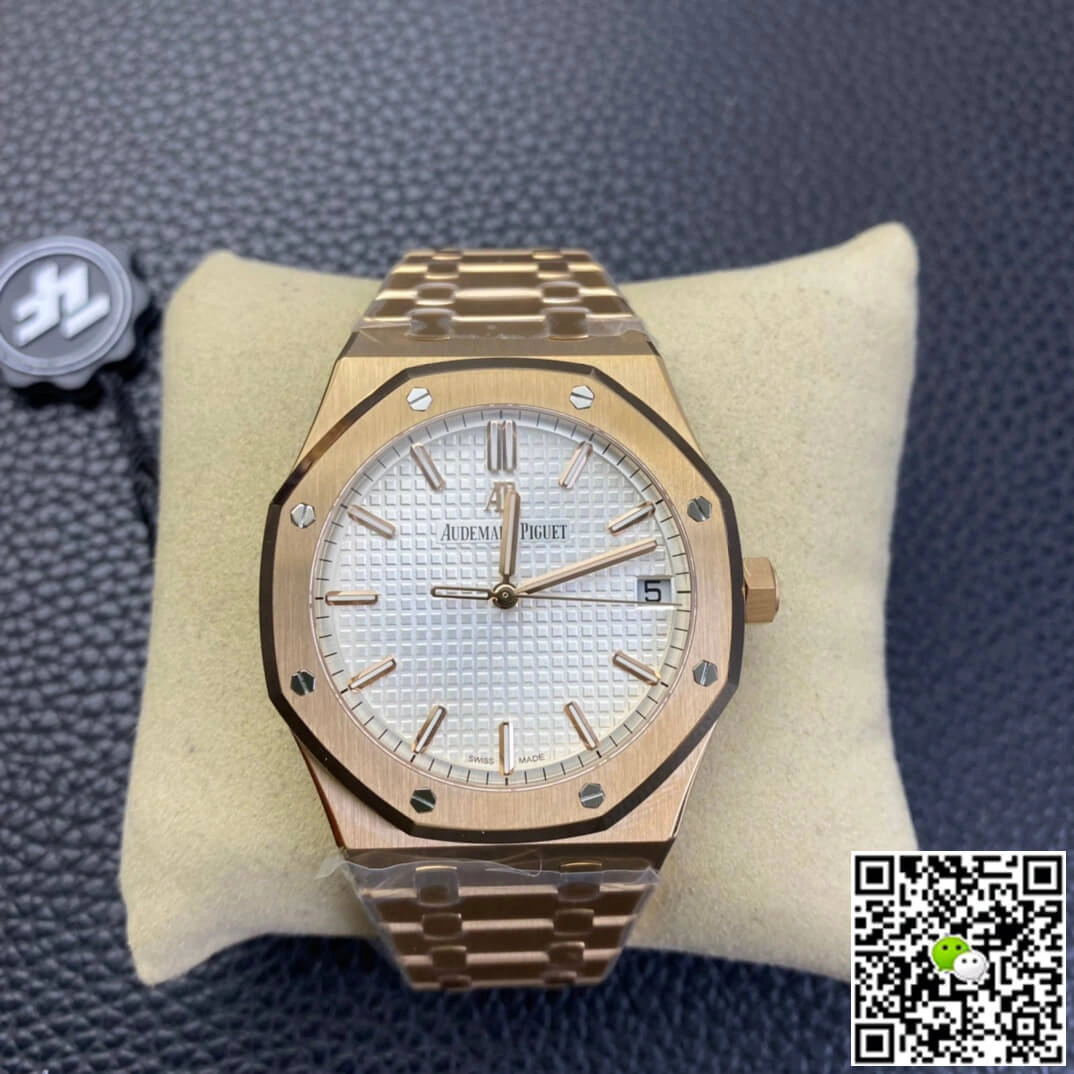 Audemars Piguet Royal Oak 15500 ZF Factory 1:1 Best Edition Replica Watch Titanium Gold Case