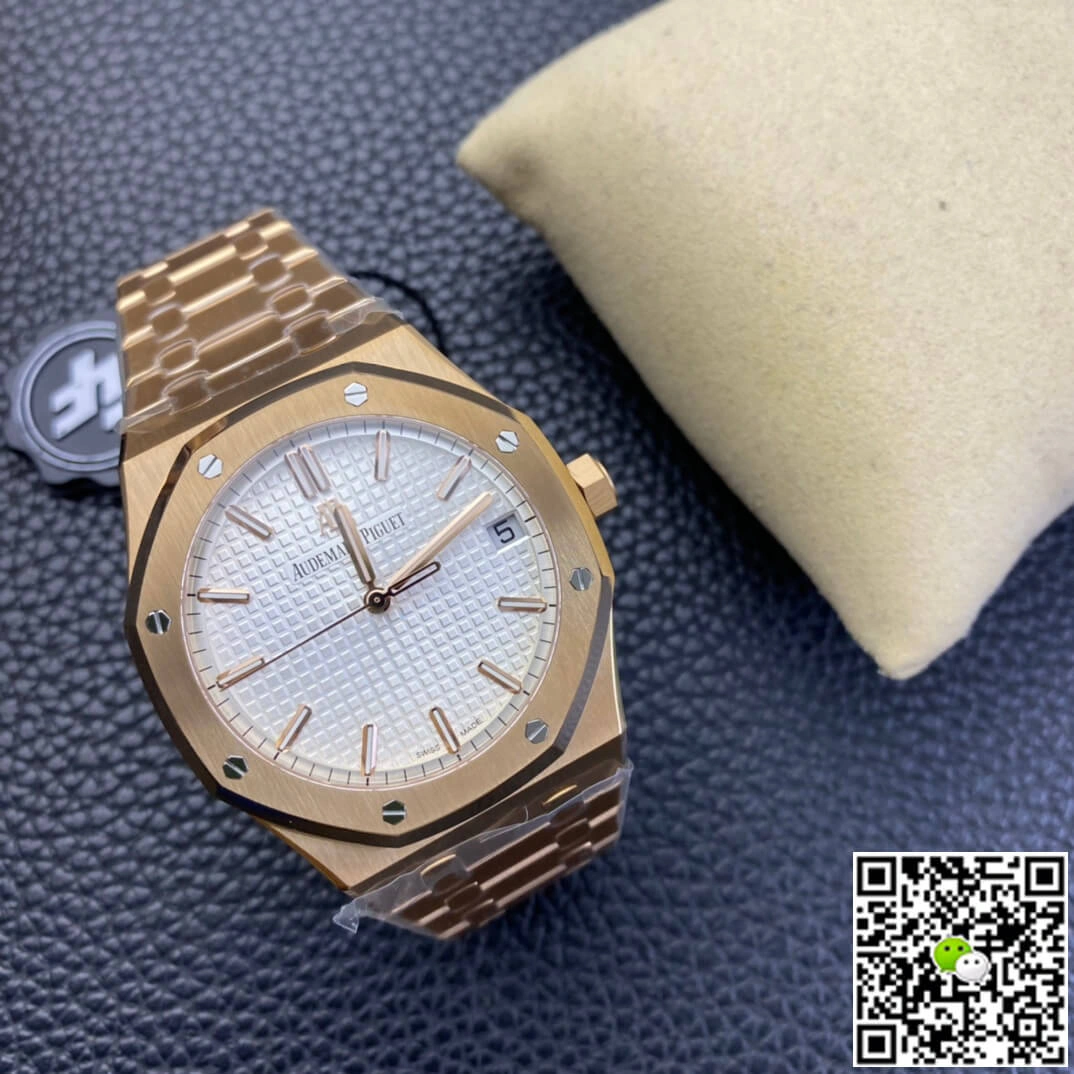 Audemars Piguet Royal Oak 15500 ZF Factory 1:1 Best Edition Replica Watch Titanium Gold Case