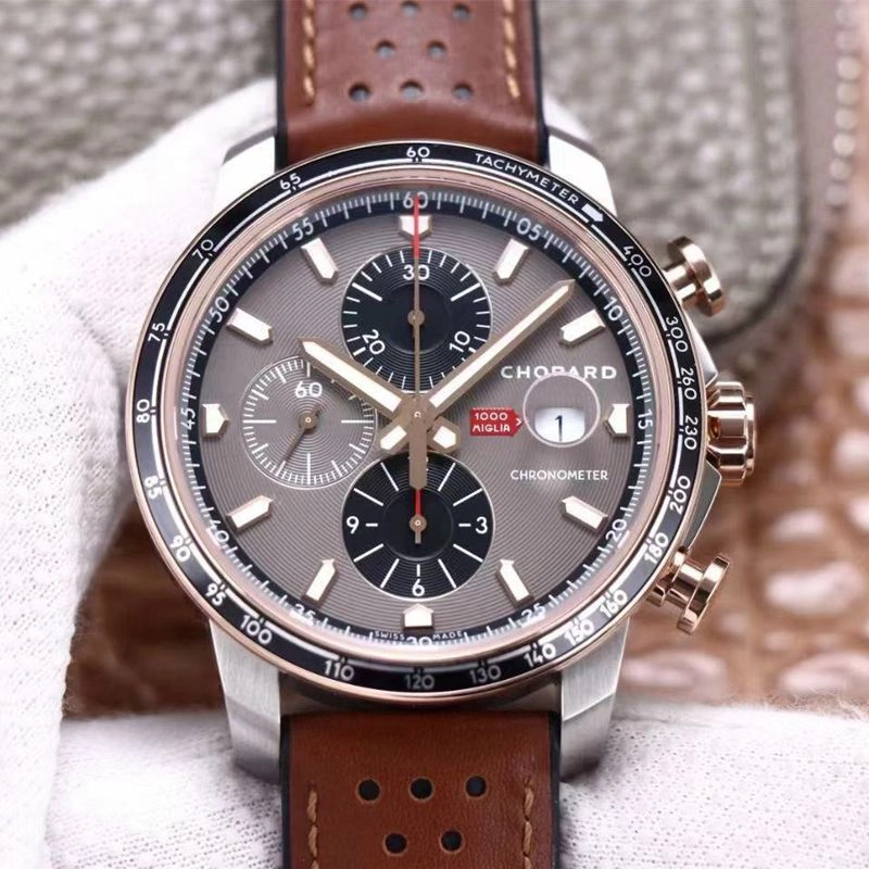 Chopard Mille Miglia GTS Chronograph 168571-6002 V7 Factory 1:1 Best Edition Replica Watch Gray Dial Customized 7750