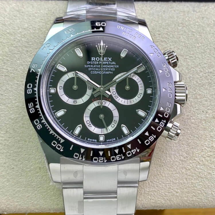 Rolex Cosmograph Daytona M116500LN-0002 Clean Factory 1:1 Best Edition Replica Watch Black Bezel