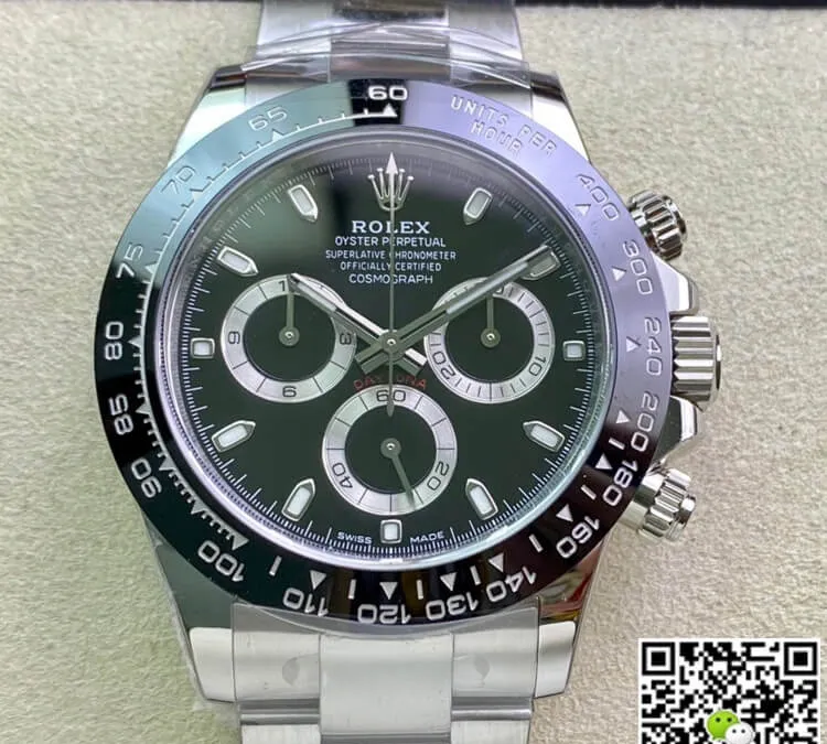 Rolex Cosmograph Daytona M116500LN-0002 Clean Factory 1:1 Best Edition Replica Watch Black Bezel
