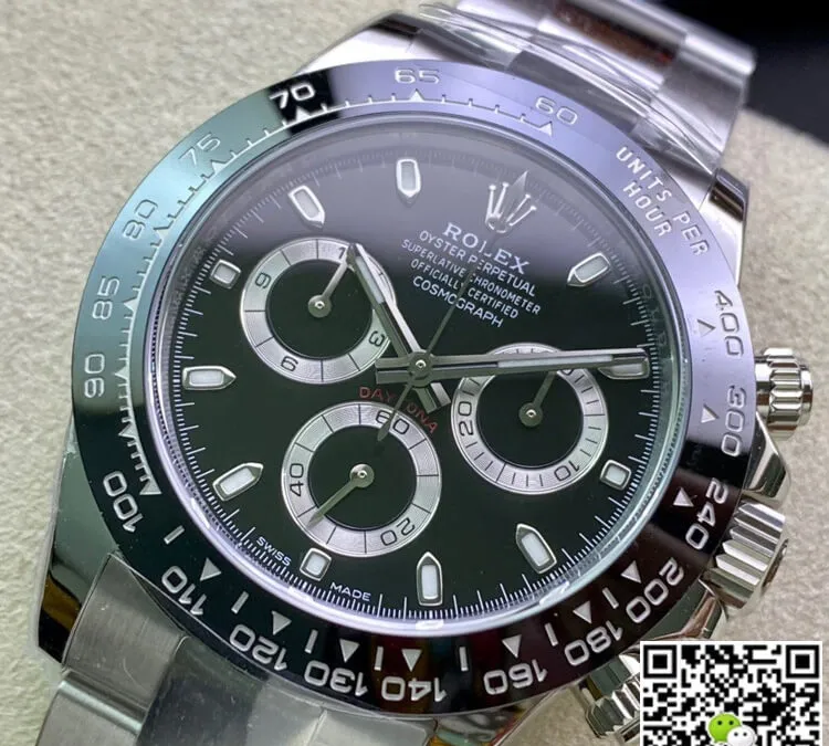 Rolex Cosmograph Daytona M116500LN-0002 Clean Factory 1:1 Best Edition Replica Watch Black Bezel