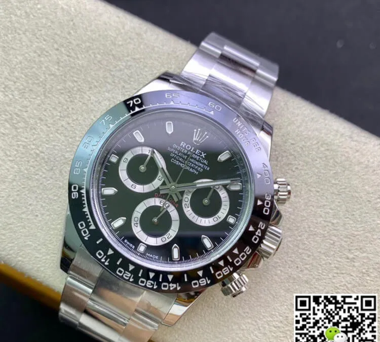 Rolex Cosmograph Daytona M116500LN-0002 Clean Factory 1:1 Best Edition Replica Watch Black Bezel