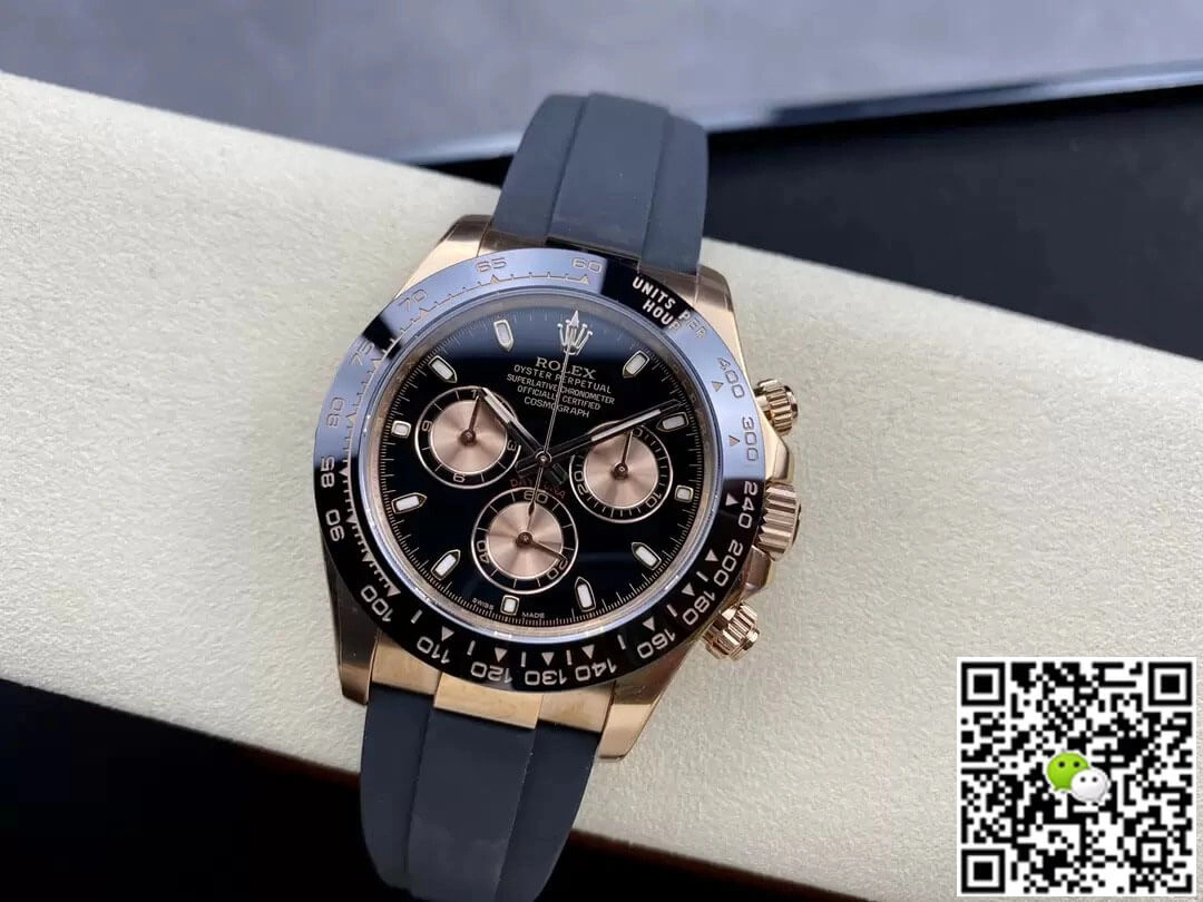 Rolex Cosmograph Daytona M116515LN-0017 Clean Factory 1:1 Best Edition Replica Watch Black Strap