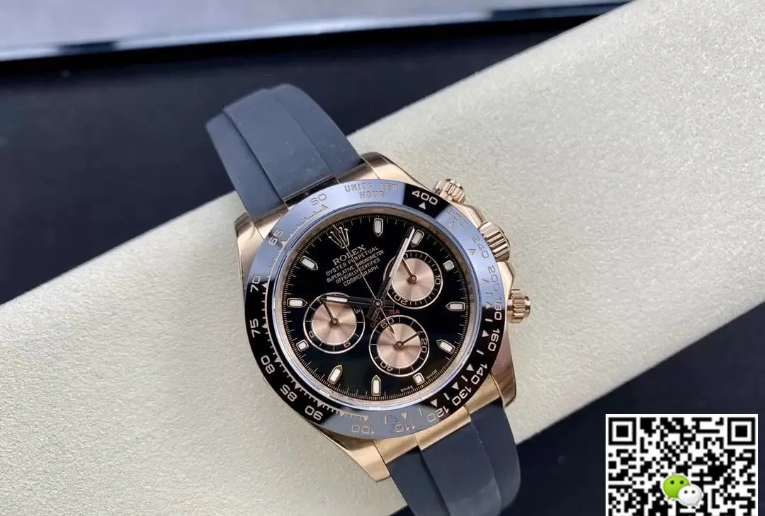 Rolex Cosmograph Daytona M116515LN-0017 Clean Factory 1:1 Best Edition Replica Watch Black Strap