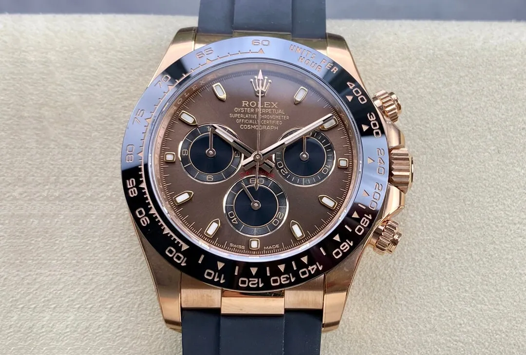 Rolex Cosmograph Daytona M116515LN-0041 Clean Factory 1:1 Best Edition Replica Watch Black Strap