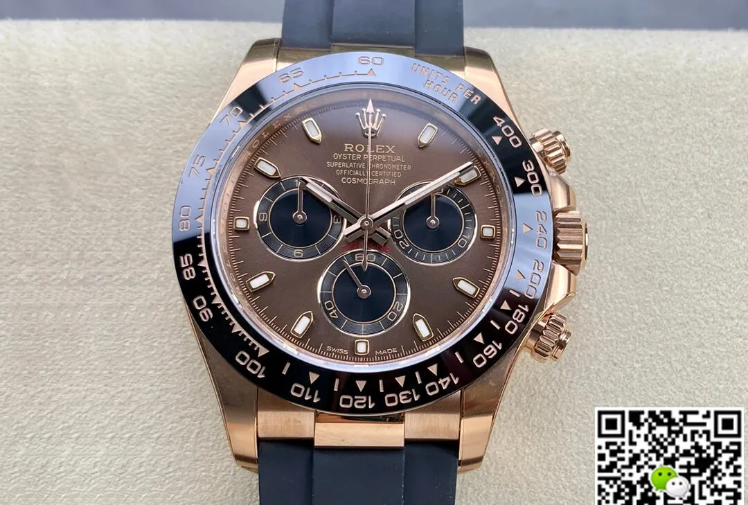 Rolex Cosmograph Daytona M116515LN-0041 Clean Factory 1:1 Best Edition Replica Watch Black Strap