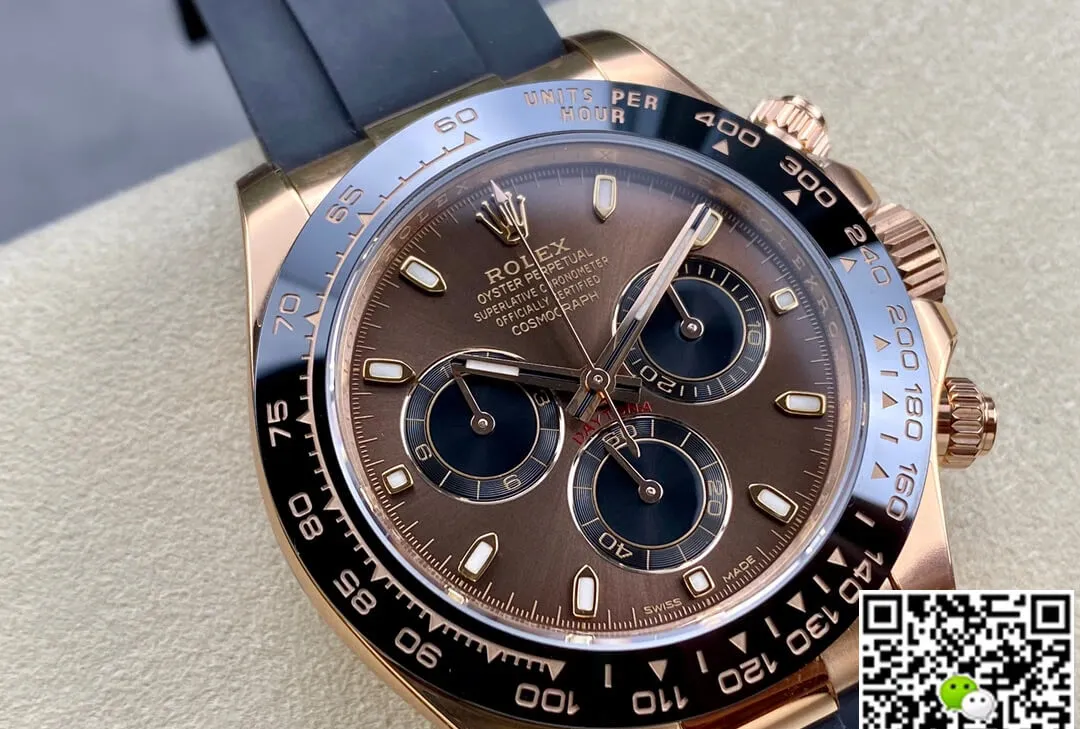 Rolex Cosmograph Daytona M116515LN-0041 Clean Factory 1:1 Best Edition Replica Watch Black Strap