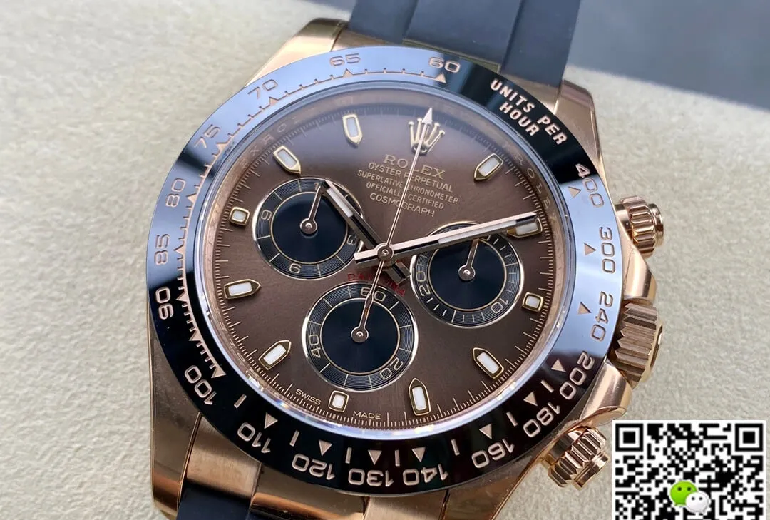 Rolex Cosmograph Daytona M116515LN-0041 Clean Factory 1:1 Best Edition Replica Watch Black Strap