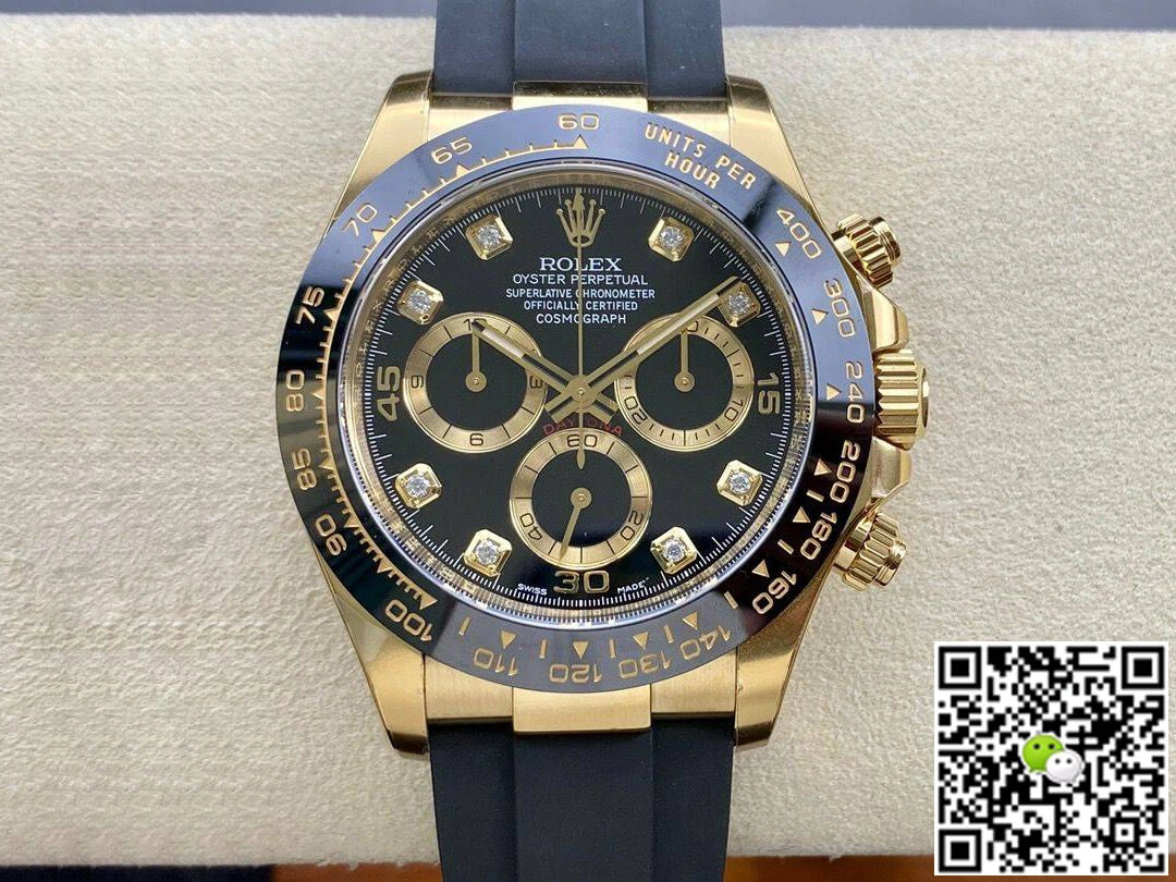 Rolex Cosmograph Daytona M116518ln-0078 Clean Factory 1:1 Best Edition Replica Watch Black Strap