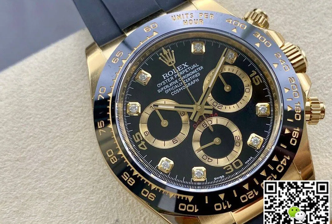 Rolex Cosmograph Daytona M116518ln-0078 Clean Factory 1:1 Best Edition Replica Watch Black Strap