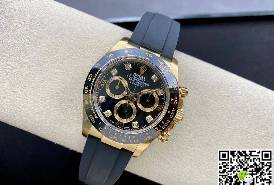 Rolex Cosmograph Daytona M116518ln-0078 Clean Factory 1:1 Best Edition Replica Watch Black Strap