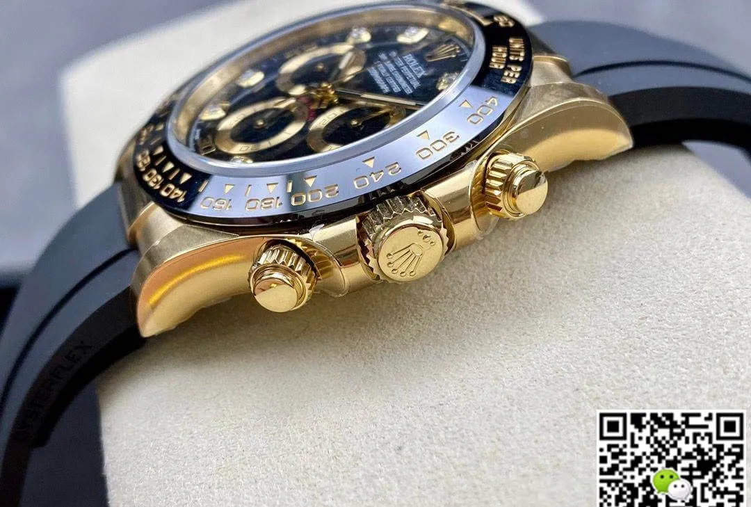 Rolex Cosmograph Daytona M116518ln-0078 Clean Factory 1:1 Best Edition Replica Watch Black Strap