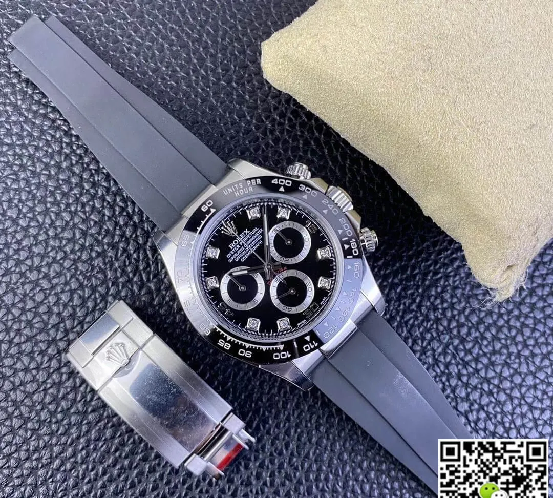 Rolex Cosmograph Daytona M116519LN-0025 Clean Factory 1:1 Best Edition Replica Watch Black Strap