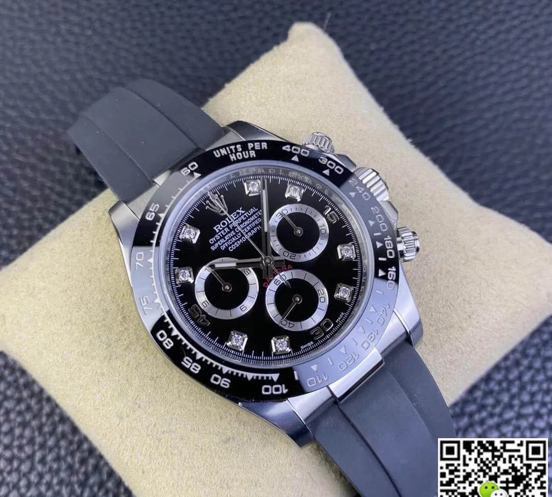 Rolex Cosmograph Daytona M116519LN-0025 Clean Factory 1:1 Best Edition Replica Watch Black Strap