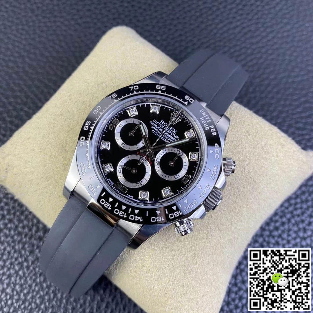 Rolex Cosmograph Daytona M116519LN-0025 Clean Factory 1:1 Best Edition Replica Watch Black Strap