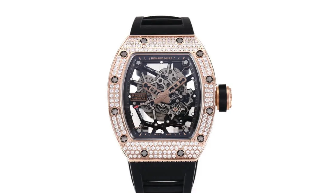 Richard Mille RM035 Americas KV Factory 1:1 Best Edition Replica Watch Skeleton Dial