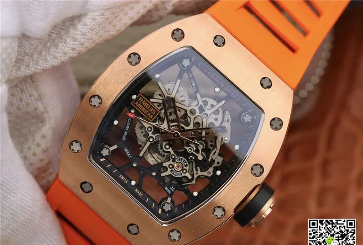Richard Mille RM035 Americas KV Factory 1:1 Best Edition Replica Watch Skeleton Dial