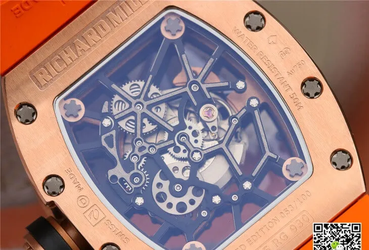 Richard Mille RM035 Americas KV Factory 1:1 Best Edition Replica Watch Skeleton Dial