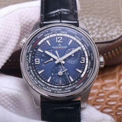 Jaeger LeCoultre Polaris Geographic WT 904847Z ZF Factory 1:1 Best Edition Replica Watch Blue Black Gradient Dial