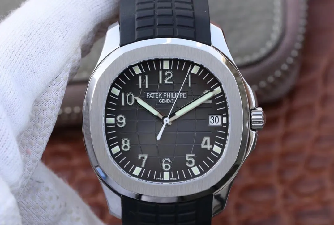 Patek Philippe Aquanaut 5167A-001 ZF Factory 1:1 Best Edition Replica Watch Rubber Strap