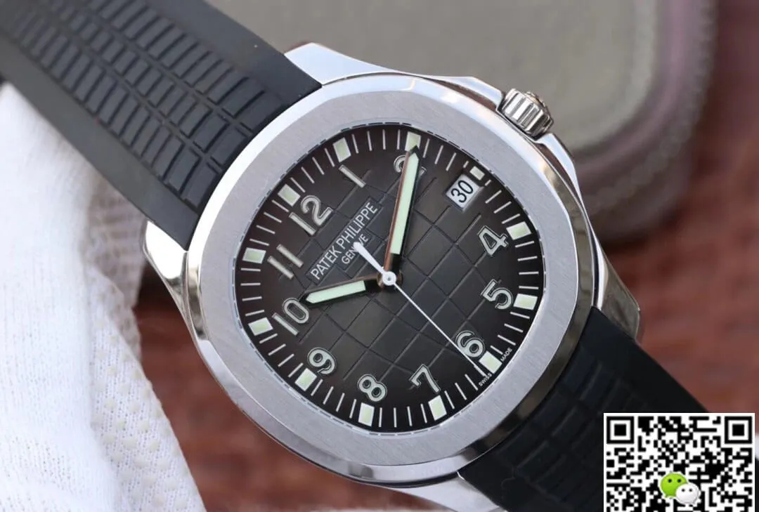 Patek Philippe Aquanaut 5167A-001 ZF Factory 1:1 Best Edition Replica Watch Rubber Strap
