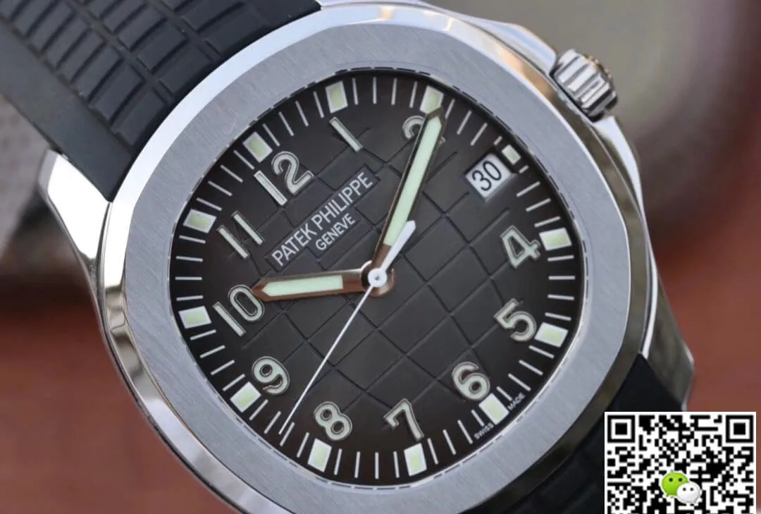 Patek Philippe Aquanaut 5167A-001 ZF Factory 1:1 Best Edition Replica Watch Rubber Strap