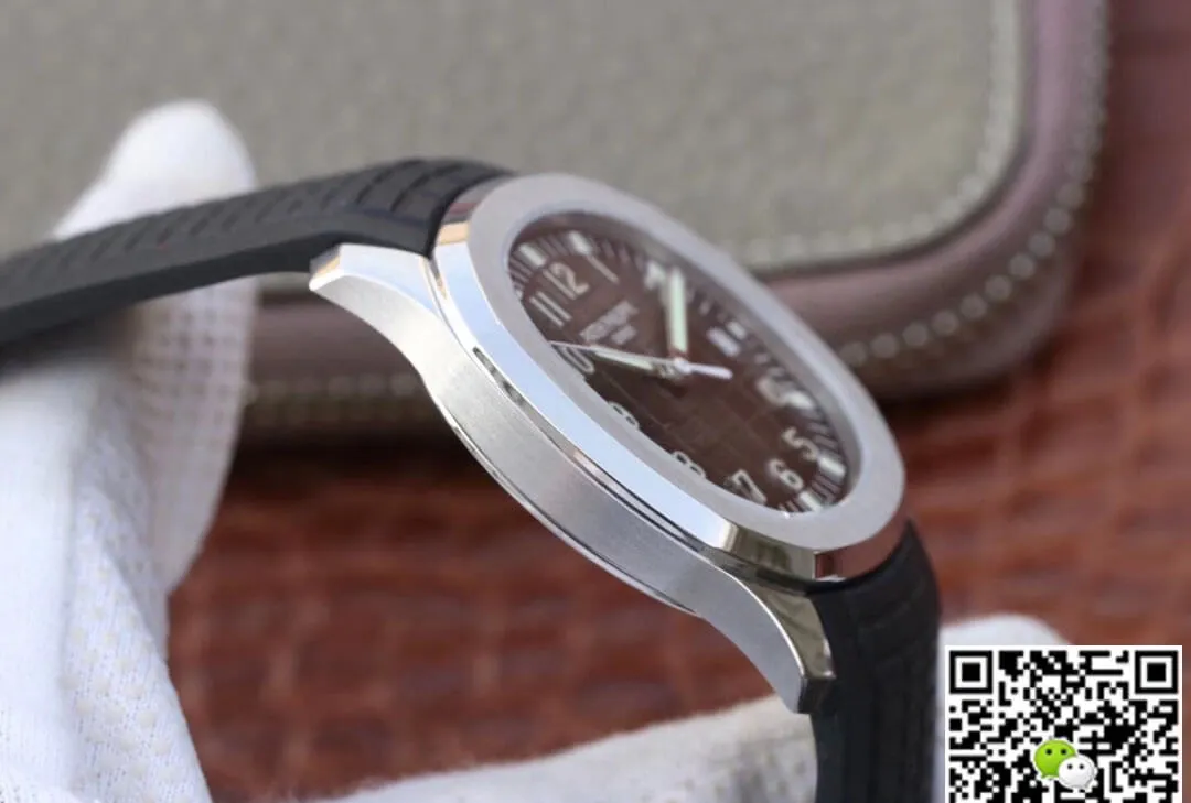 Patek Philippe Aquanaut 5167A-001 ZF Factory 1:1 Best Edition Replica Watch Rubber Strap
