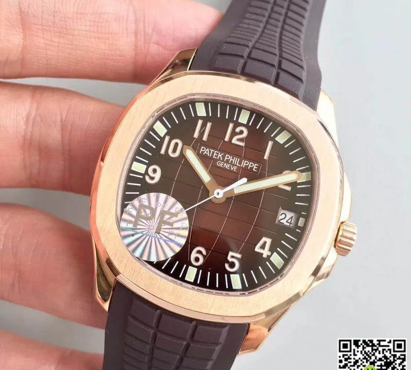 Patek Philippe Aquanaut 5167R-001 PF Factory 1:1 Best Edition Replica Watch Swiss ETA324