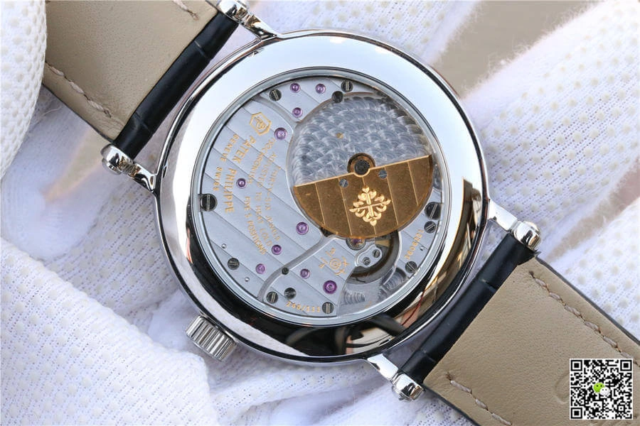 Patek Philippe Calatrava 5153G-001 ZF Factory 1:1 Best Edition Replica Watch Black Strap