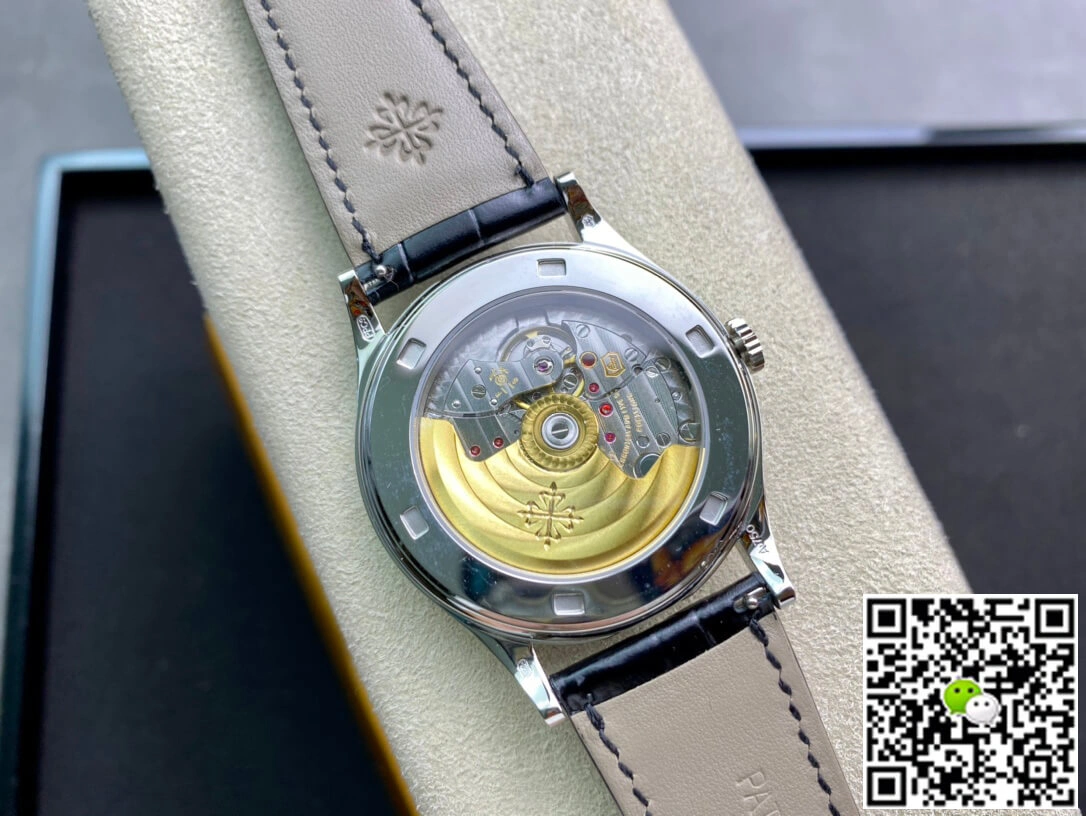Patek Philippe Calatrava 5298P-012 ZF Factory 1:1 Best Edition Replica Watch Black Strap