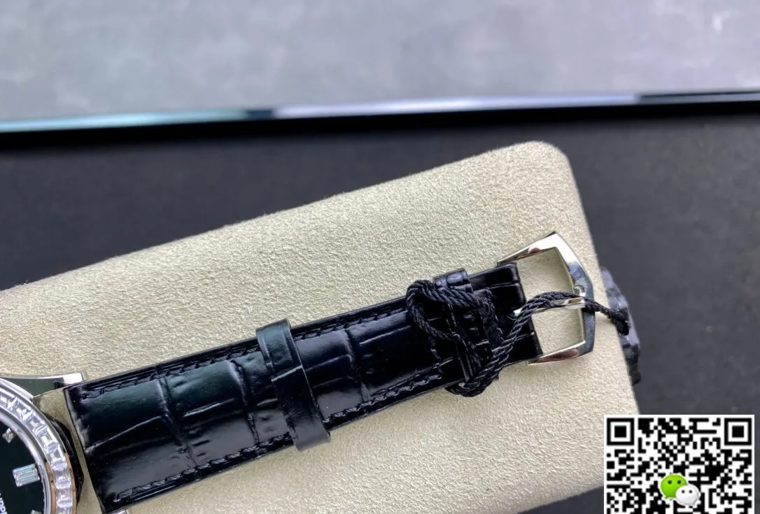 Patek Philippe Calatrava 5298P-012 ZF Factory 1:1 Best Edition Replica Watch Black Strap