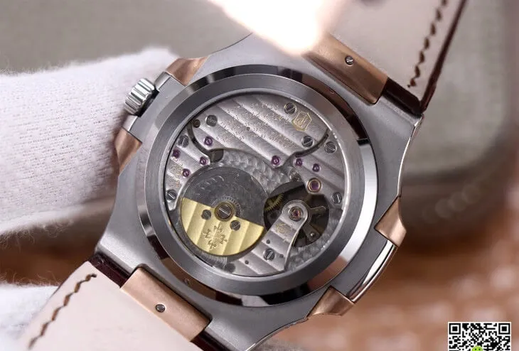 Patek Philippe Nautilus 5712GR-001 PF Factory 1:1 Best Edition Replica Watch Brown Strap