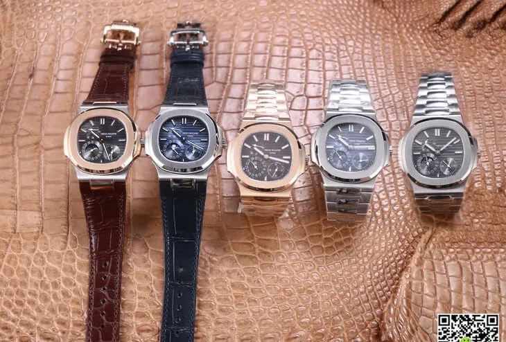 Patek Philippe Nautilus 5712GR-001 PF Factory 1:1 Best Edition Replica Watch Brown Strap