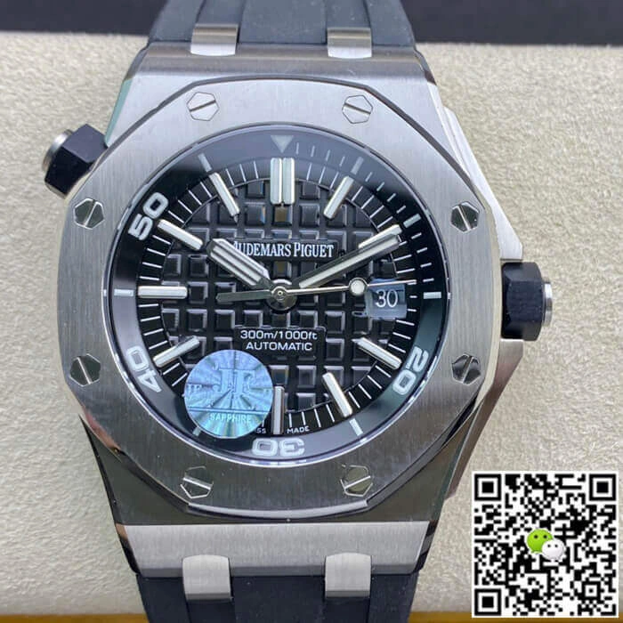 Audemars Piguet Royal Oak Offshore 15703 JF Factory 1:1 Best Edition Replica Watch V10 Black Dial SWISS ETA2824