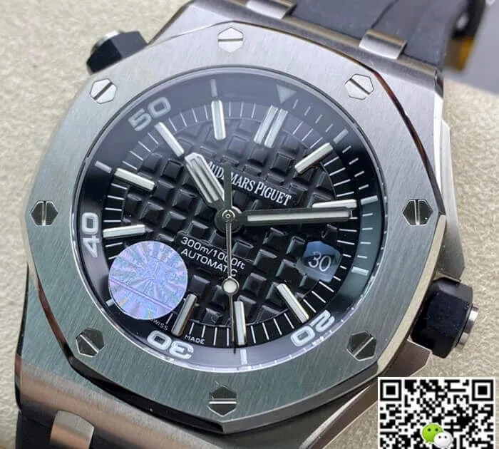 Audemars Piguet Royal Oak Offshore 15703 JF Factory 1:1 Best Edition Replica Watch V10 Black Dial SWISS ETA2824