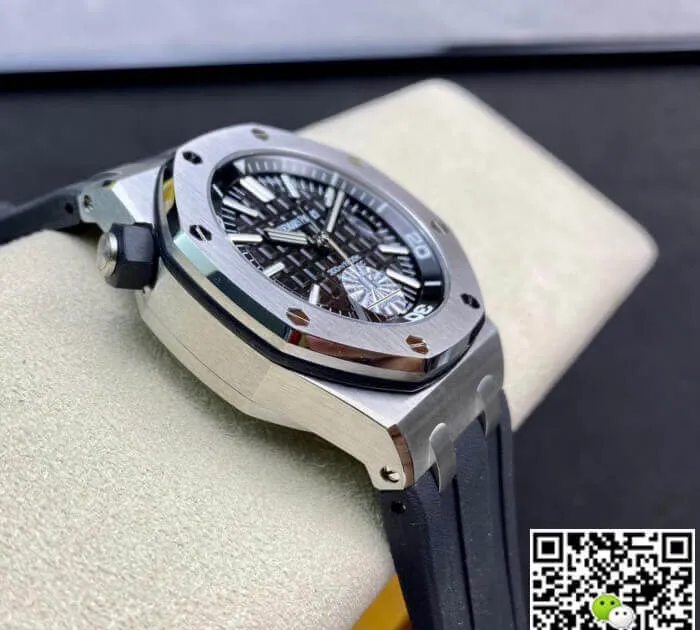 Audemars Piguet Royal Oak Offshore 15703 JF Factory 1:1 Best Edition Replica Watch V10 Black Dial SWISS ETA2824