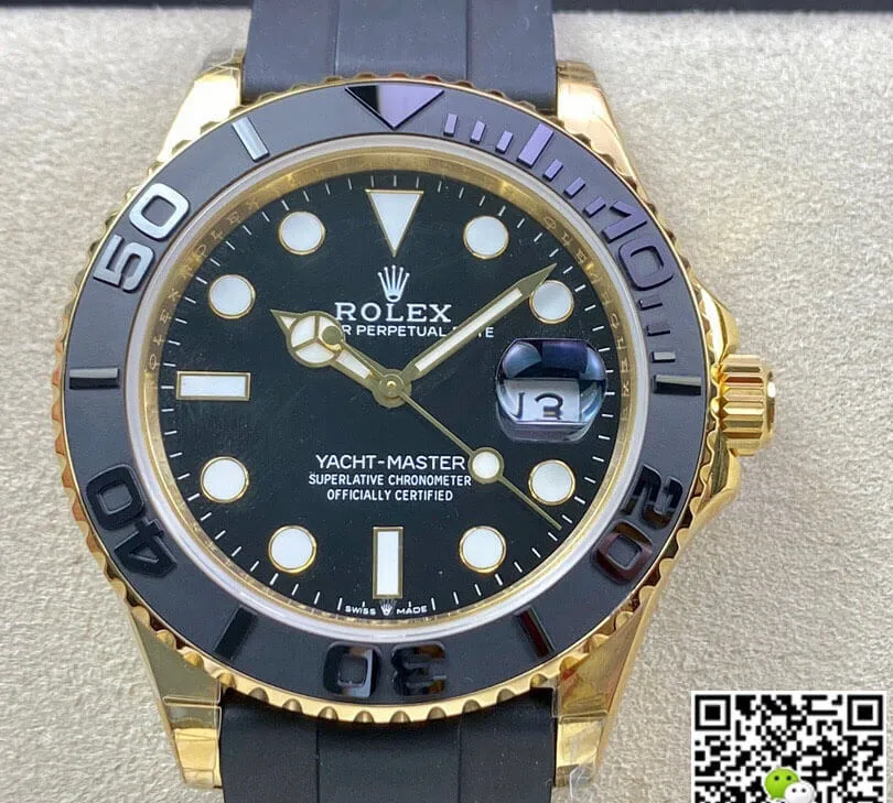 Rolex Yacht Master M226658-0001 42MM OW Factory 1:1 Best Edition Replica Watch Black Bezel