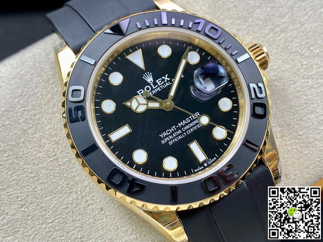 Rolex Yacht Master M226658-0001 42MM OW Factory 1:1 Best Edition Replica Watch Black Bezel